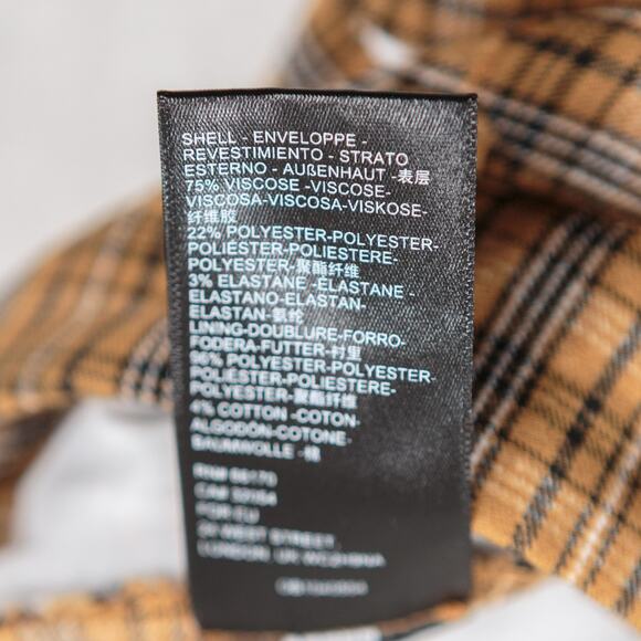 URBAN OUTFFITTERS Mensy Plaid Straight Crop Trouser Pants Academia Twee Hippie 4 - Picture 11 of 11